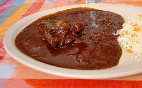Recetas - MOLE CON POLLO Y ARROZ - La primera red social de comida mexicana